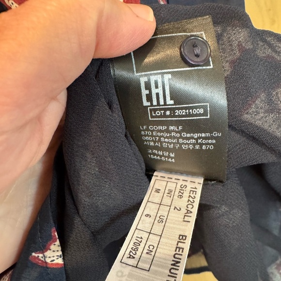 ba&sh Floral Patterned Tiered "Lady Dress" Floral Lined / medium - Picture 15 of 16